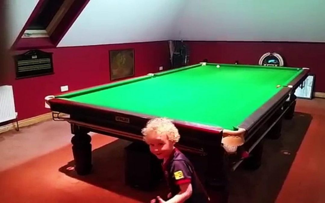 Remarkable Irish Toddler Is a Sure Future Snooker Star