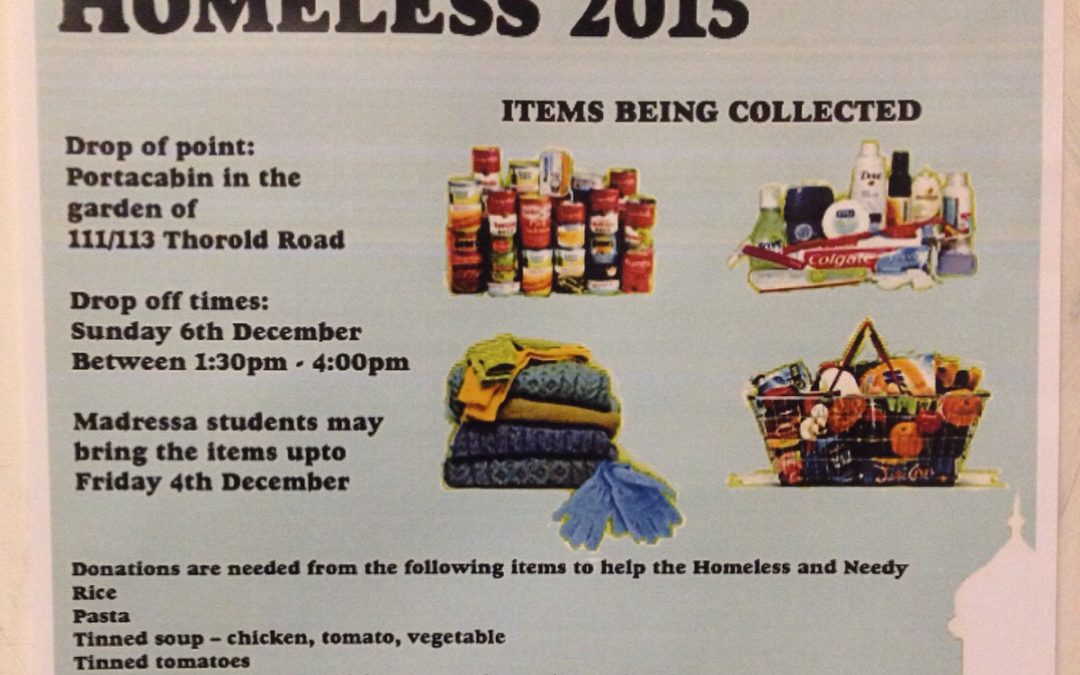 Help The Homeless Project 2015